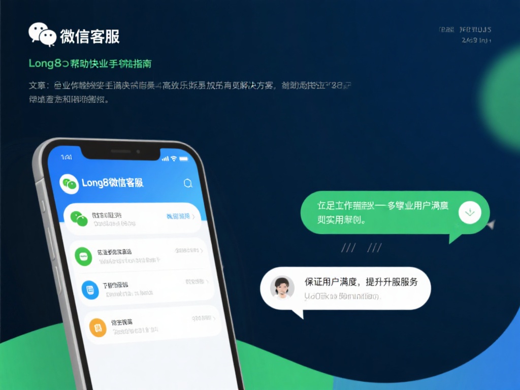 long8微信客服操作指南:快速上手全攻略 微信客服已经成为许多企业与用户沟通的重要工具。如何