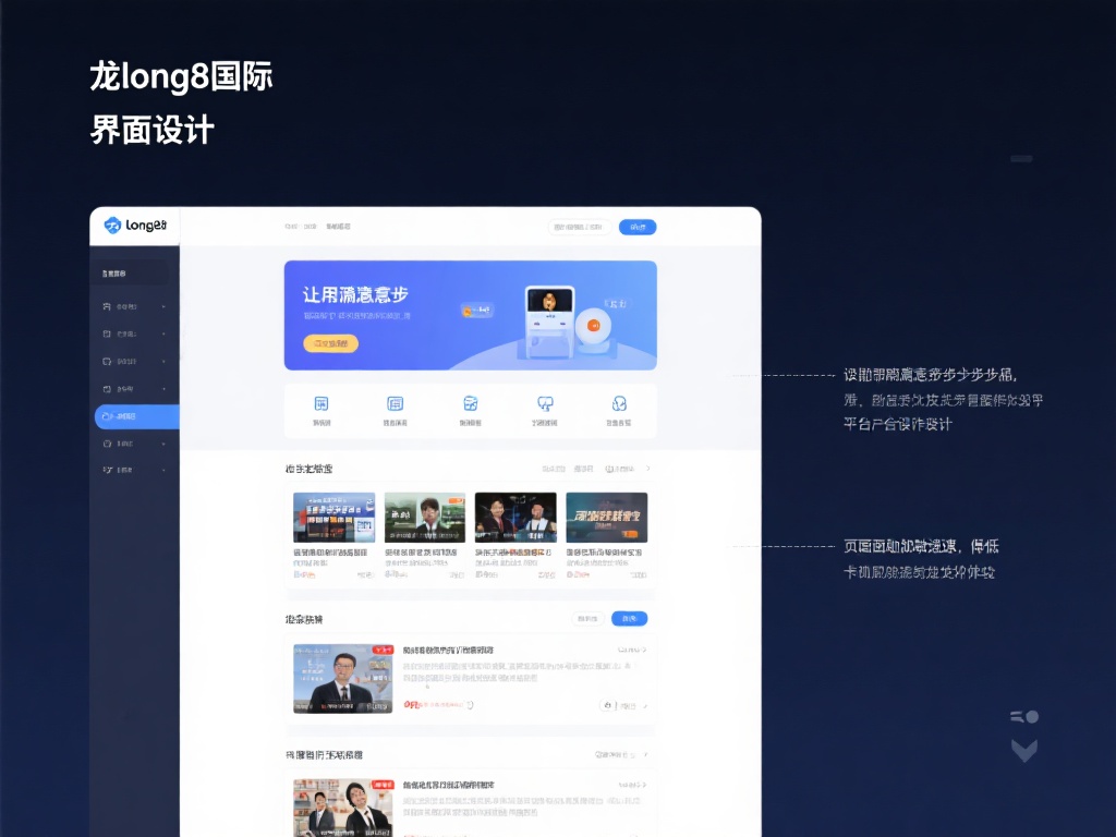 让用户满意的第一步，往往是从平台设计入手。龙lon