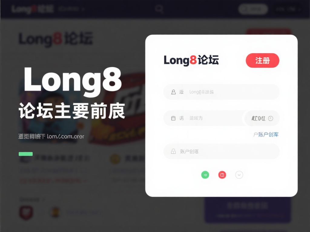 第一步：进入long8论坛主页面
打开浏览器，输