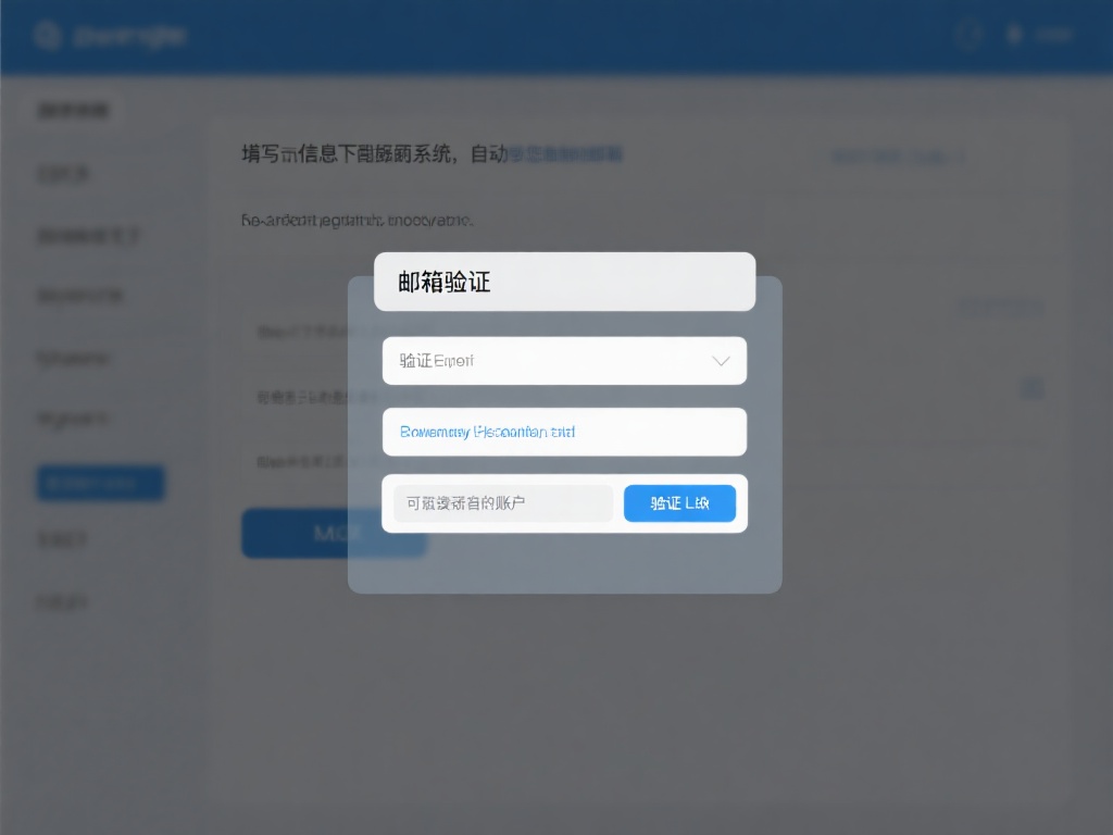 邮箱验证：填写完信息后，系统会自动向您填写的邮箱发